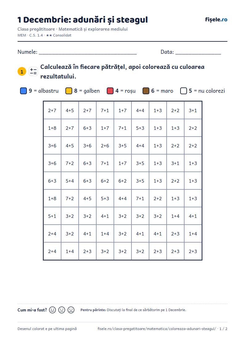Previzualizare: 1 Decembrie: adunări și steagul