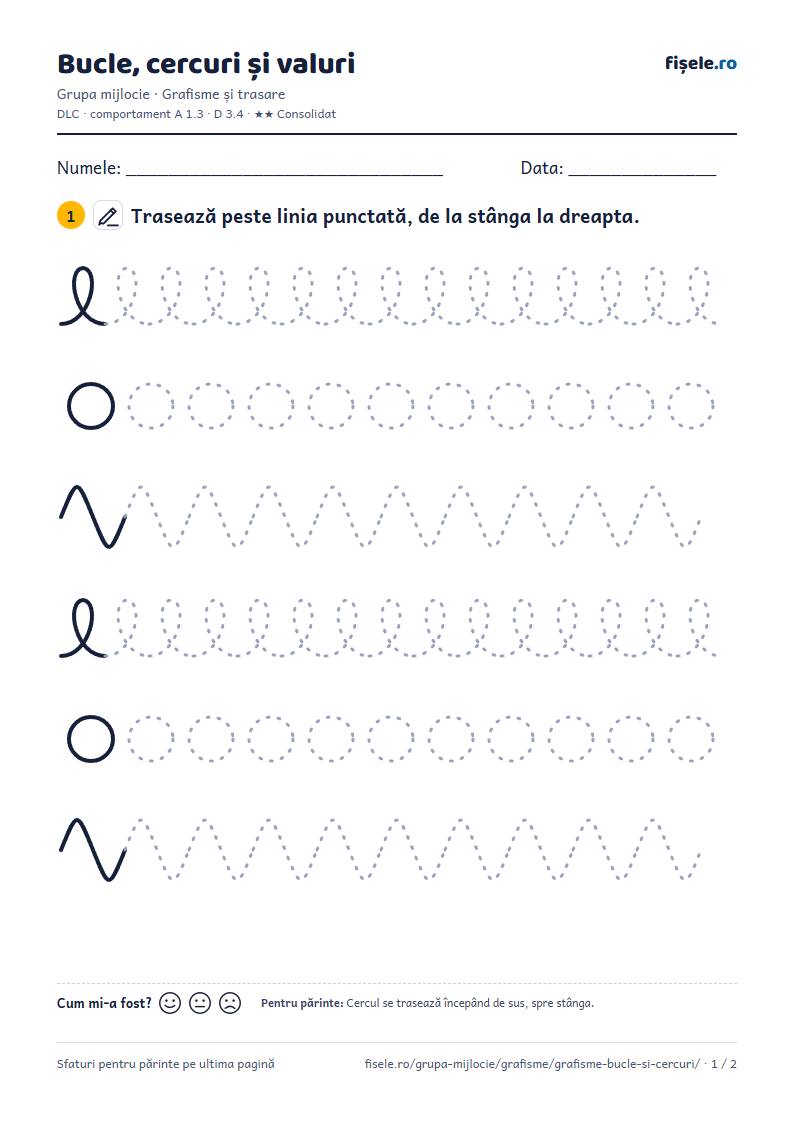 Previzualizare: Bucle, cercuri și valuri